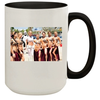 Sara Jean Underwood 15oz Colored Inner & Handle Mug