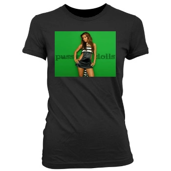 The Pussycat Dolls Women's Junior Cut Crewneck T-Shirt