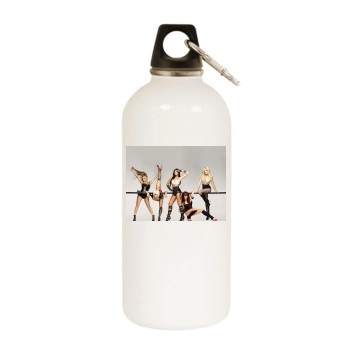 The Pussycat Dolls White Water Bottle With Carabiner