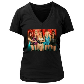 The Pussycat Dolls Women's Deep V-Neck TShirt