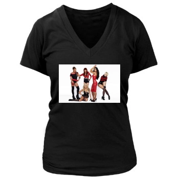 The Pussycat Dolls Women's Deep V-Neck TShirt