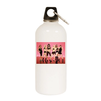 The Pussycat Dolls White Water Bottle With Carabiner