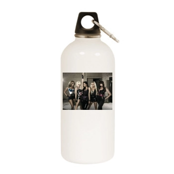 The Pussycat Dolls White Water Bottle With Carabiner