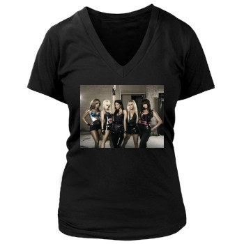 The Pussycat Dolls Women's Deep V-Neck TShirt