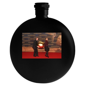 Salma Hayek Round Flask