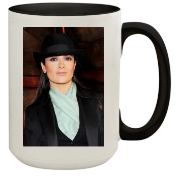 Salma Hayek 15oz Colored Inner & Handle Mug