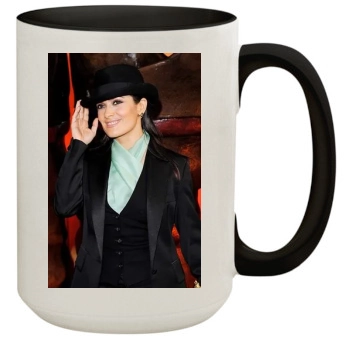 Salma Hayek 15oz Colored Inner & Handle Mug