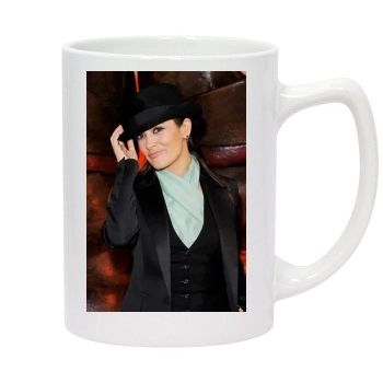 Salma Hayek 14oz White Statesman Mug