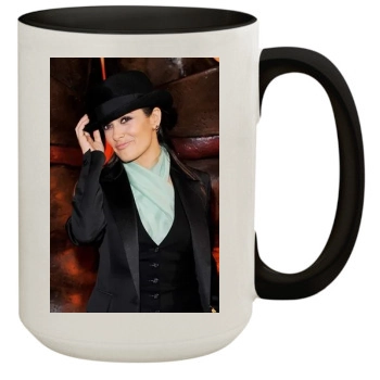 Salma Hayek 15oz Colored Inner & Handle Mug