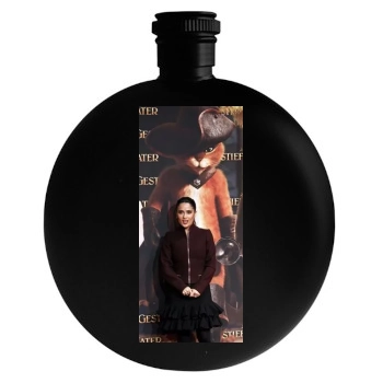 Salma Hayek Round Flask