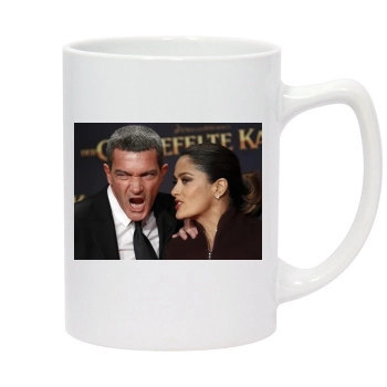 Salma Hayek 14oz White Statesman Mug