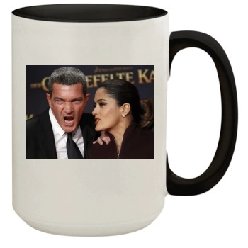 Salma Hayek 15oz Colored Inner & Handle Mug