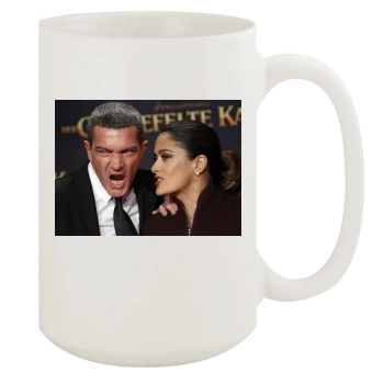 Salma Hayek 15oz White Mug