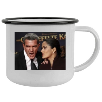 Salma Hayek Camping Mug