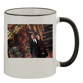 Salma Hayek 11oz Colored Rim & Handle Mug