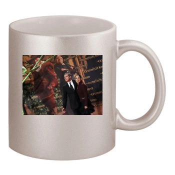 Salma Hayek 11oz Metallic Silver Mug