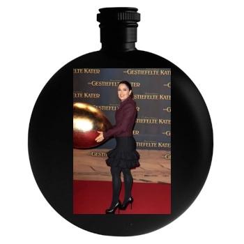 Salma Hayek Round Flask