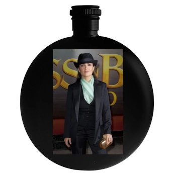 Salma Hayek Round Flask