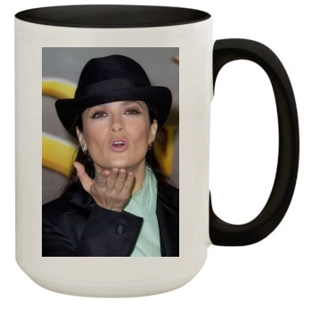 Salma Hayek 15oz Colored Inner & Handle Mug