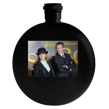 Salma Hayek Round Flask