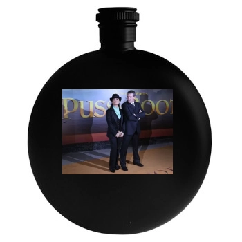 Salma Hayek Round Flask