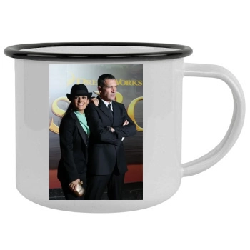 Salma Hayek Camping Mug