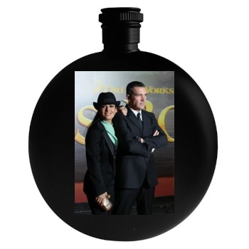 Salma Hayek Round Flask