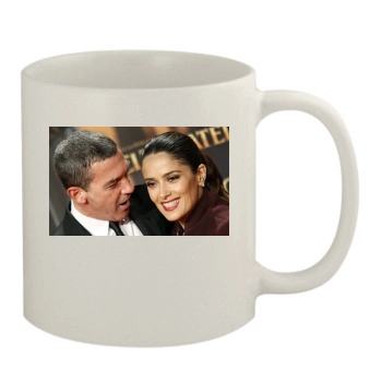 Salma Hayek 11oz White Mug