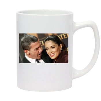 Salma Hayek 14oz White Statesman Mug