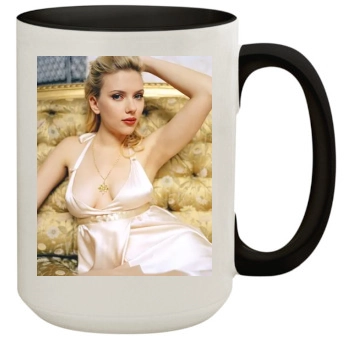 Scarlett Johansson 15oz Colored Inner & Handle Mug