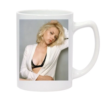 Scarlett Johansson 14oz White Statesman Mug