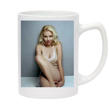 Scarlett Johansson 14oz White Statesman Mug