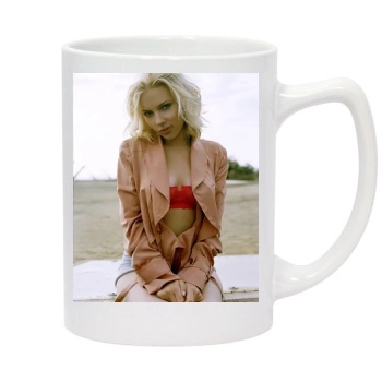 Scarlett Johansson 14oz White Statesman Mug