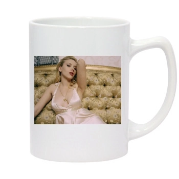 Scarlett Johansson 14oz White Statesman Mug