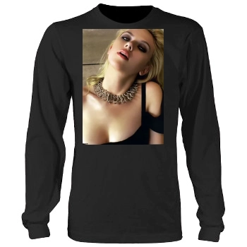 Scarlett Johansson Men's Heavy Long Sleeve TShirt