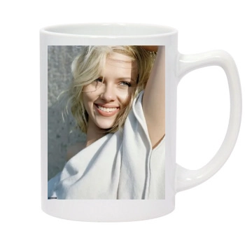 Scarlett Johansson 14oz White Statesman Mug