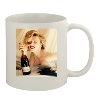 Scarlett Johansson 11oz White Mug