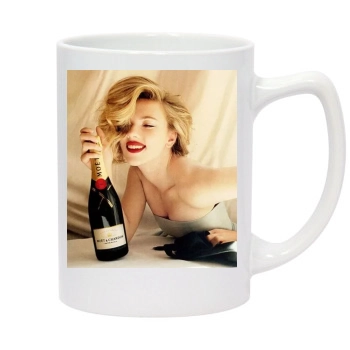 Scarlett Johansson 14oz White Statesman Mug