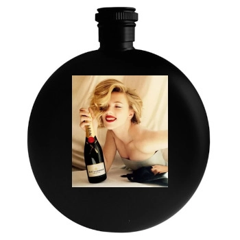 Scarlett Johansson Round Flask