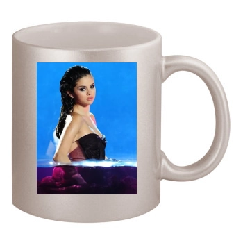 Selena Gomez 11oz Metallic Silver Mug