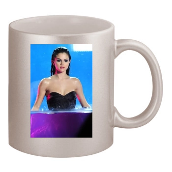 Selena Gomez 11oz Metallic Silver Mug