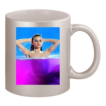 Selena Gomez 11oz Metallic Silver Mug