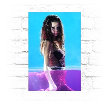 Selena Gomez Metal Wall Art