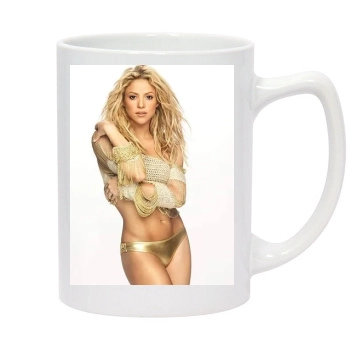 Shakira 14oz White Statesman Mug