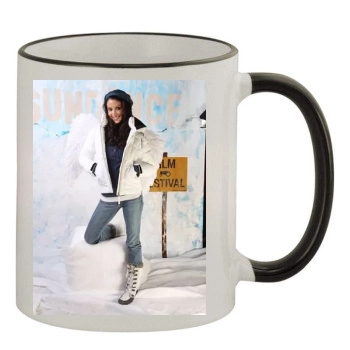 Shannon Elizabeth 11oz Colored Rim & Handle Mug