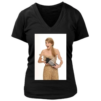 Taylor Swift Women's Deep V-Neck TShirt