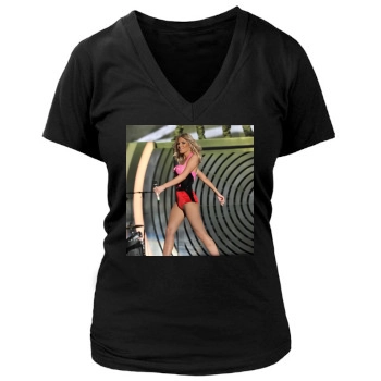 The Saturdays Women's Deep V-Neck TShirt