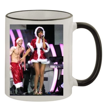 The Saturdays 11oz Colored Rim & Handle Mug