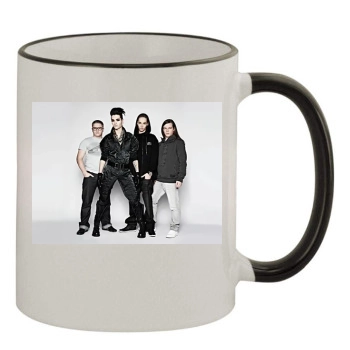 Tokio Hotel 11oz Colored Rim & Handle Mug