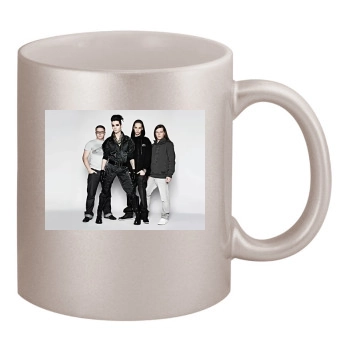 Tokio Hotel 11oz Metallic Silver Mug